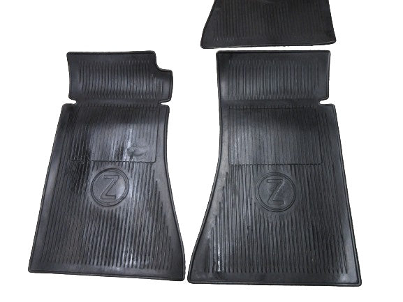 Vintage Rubber Floor Mat Set for Datsun 240Z 260Z 280Z Used 3 PC Set