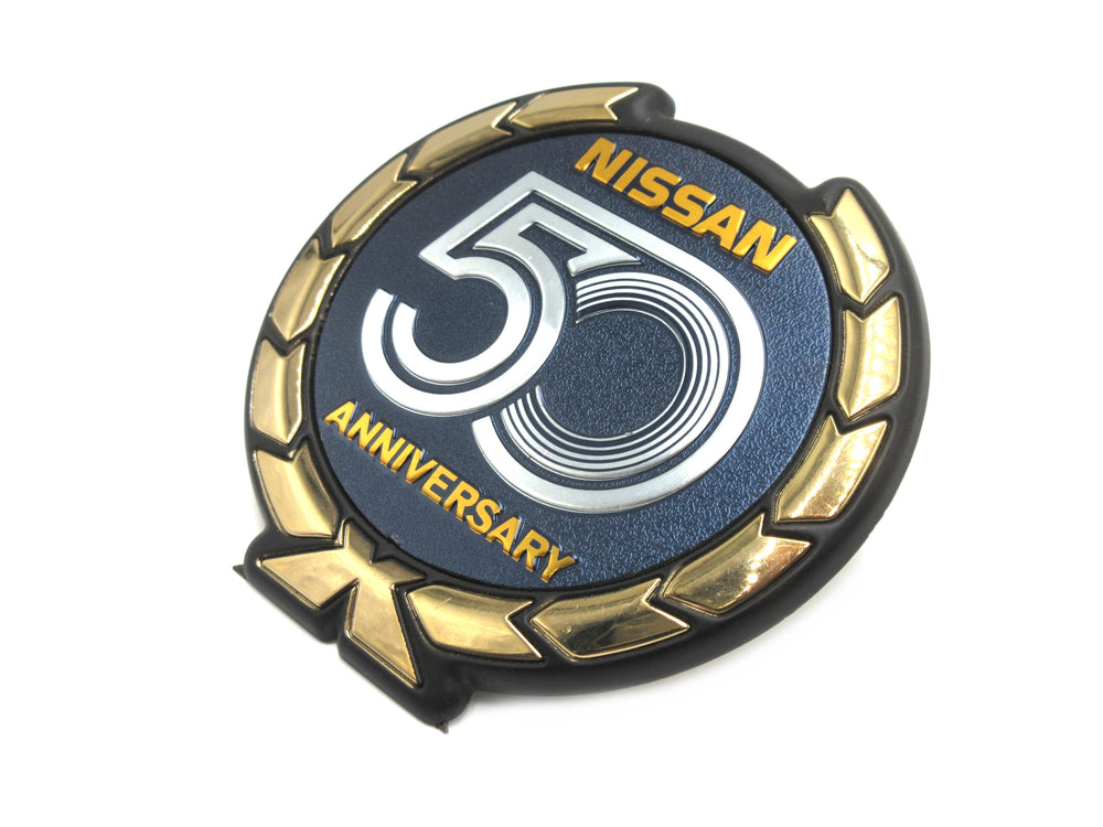 50th Anniversary Emblem with Studs Genuine Nissan NOS 3.5