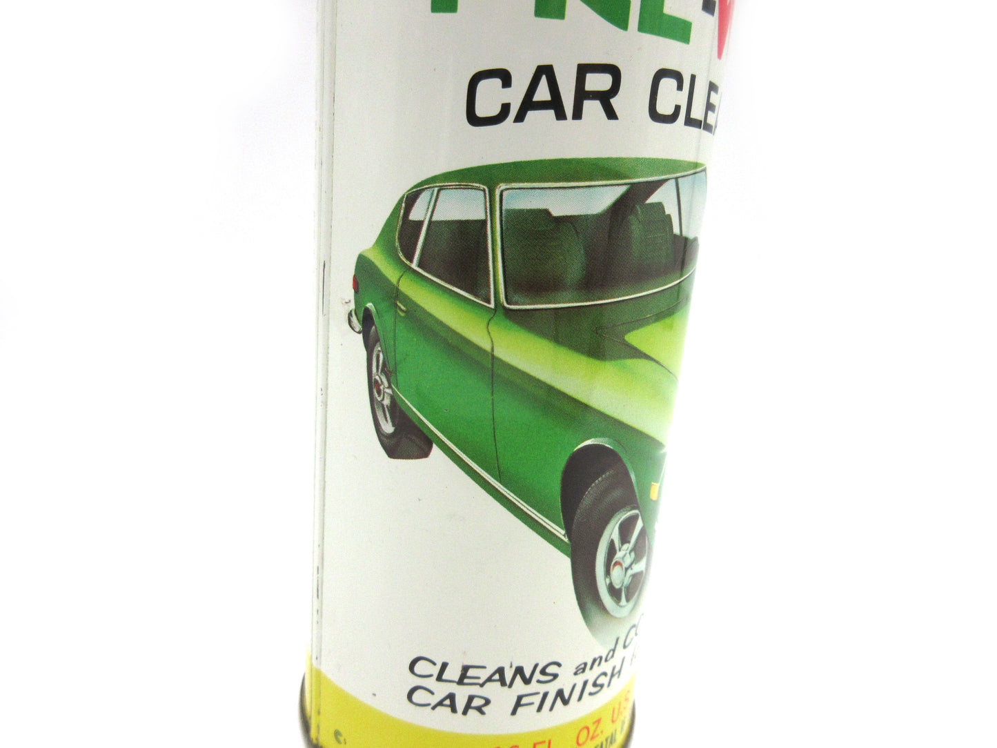 Vintage Turtle Car Cleaner Pre Wax with Datsun 240Z Empty Can