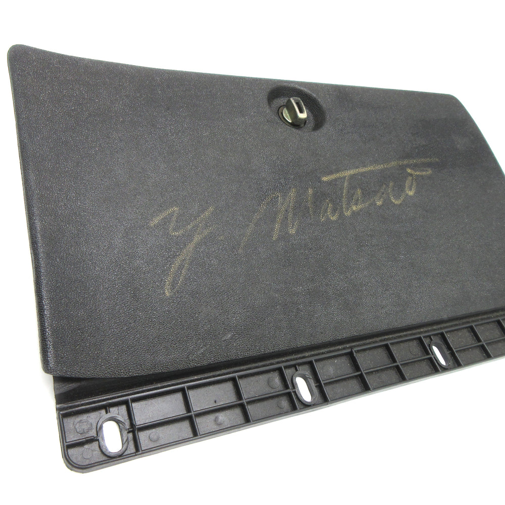 Datsun 260Z 280Z Glove Box  Lid Without Knob Cover with Autograph of 240Z Design Lead, Yoshihiko Matsuo