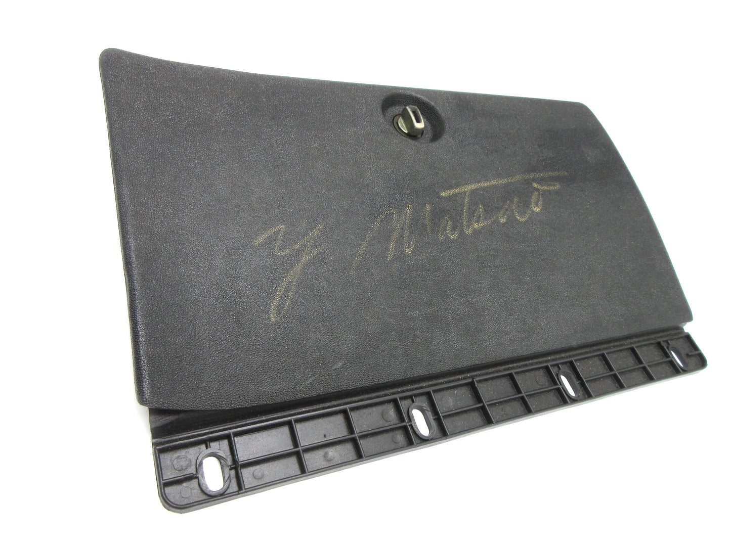 Datsun 260Z 280Z Glove Box  Lid Without Knob Cover with Autograph of 240Z Design Lead, Yoshihiko Matsuo