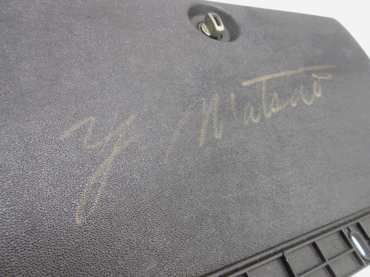 Datsun 260Z 280Z Glove Box  Lid Without Knob Cover with Autograph of 240Z Design Lead, Yoshihiko Matsuo