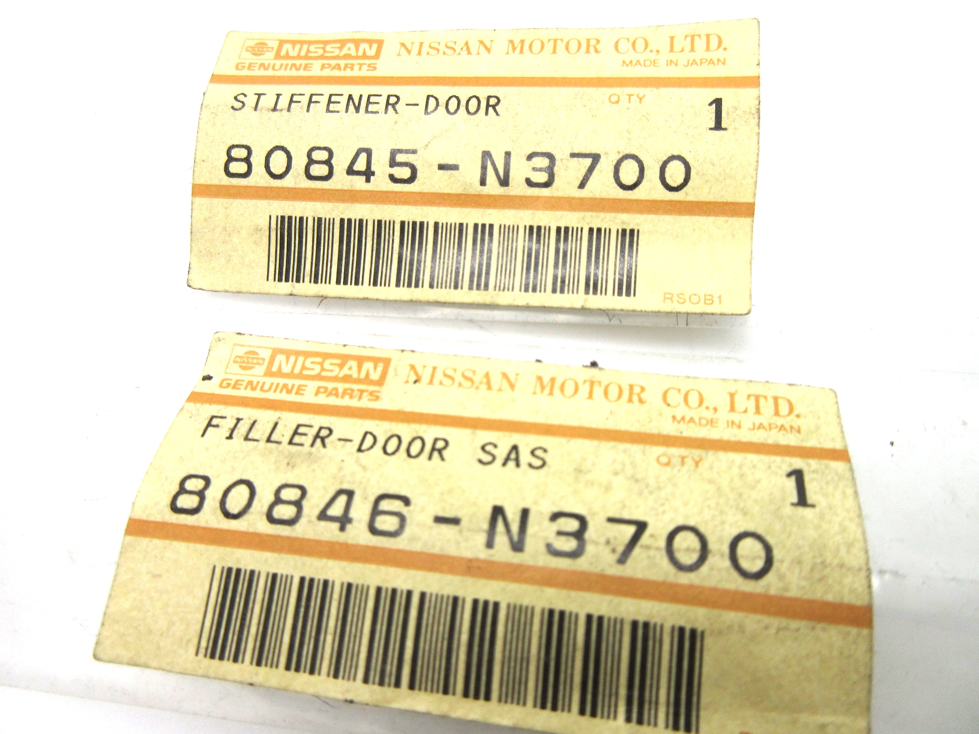 Door Window Fuzzy Molding Set for Datsun 240Z Genuine Nissan NOS