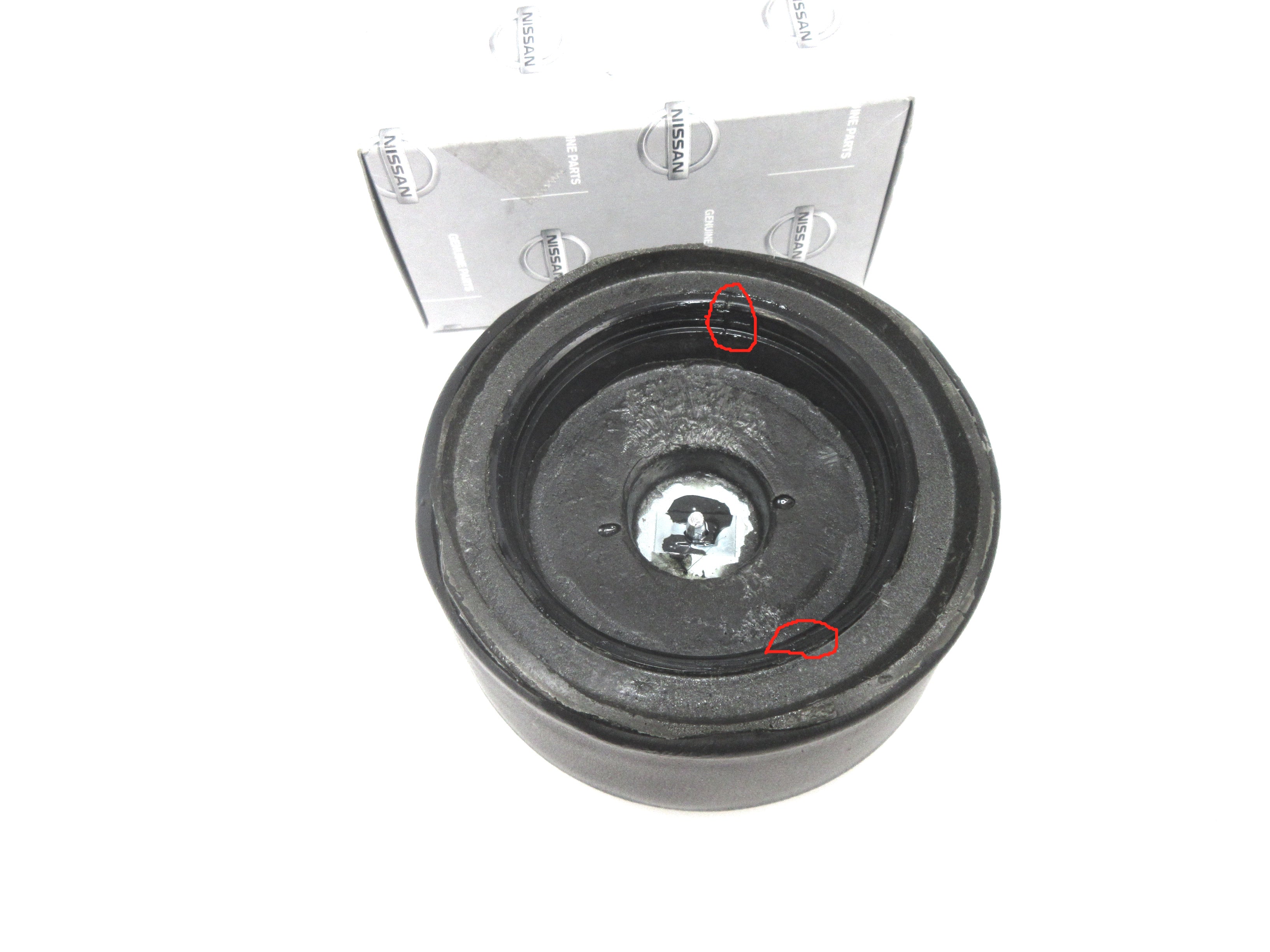 SALE Blem Unit: Datsun Horn pad Genuine Nissan NOS for Datsun 240Z