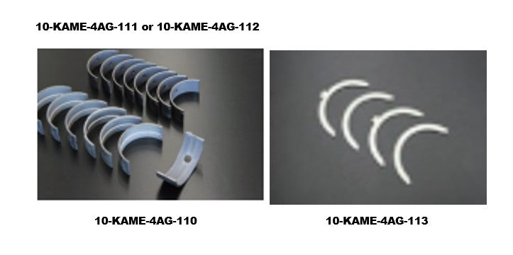 Kameari Racing Performance Metal Bearing Set for Toyota AE86 4AG Engine