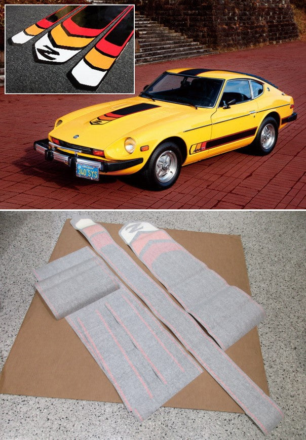 Emblems, decals and stickers for Nissan, Datsun, Fairlady Z, 240z