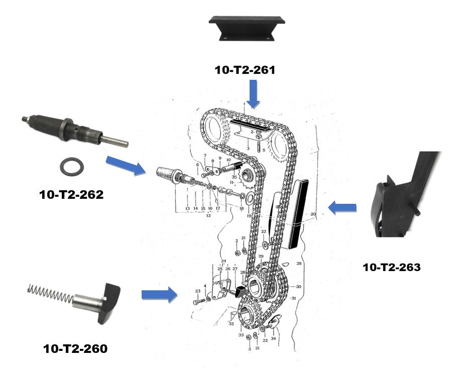 
                      
                        Timing Chain Component Parts for Toyota 2000GT Early Model
                      
                    