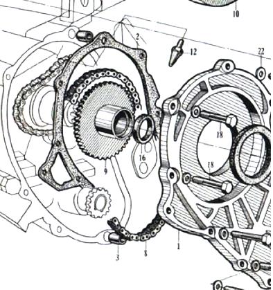 Crank Seal for Honda S500 S600 S800