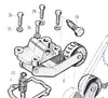 Timing chain tensioner roller for Honda S Series / AK 19 teeth