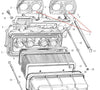 Carburetor and Vacuum Stopper Gasket set for Honda S600 / S800