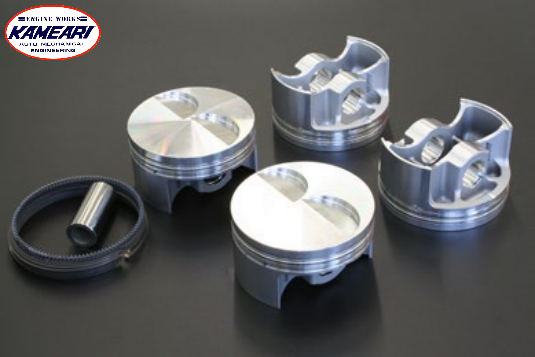 Kameari Forged Lightweight Racing Piston Kit for Nissan L18 Bored Up 2.0L