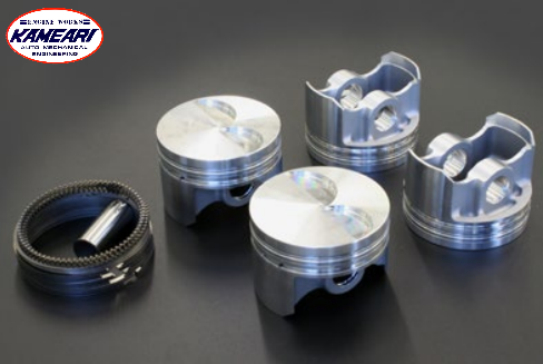 Kameari Forged Street Piston Kit for Nissan L18 Bored Up 2.0L Using L20 Rods