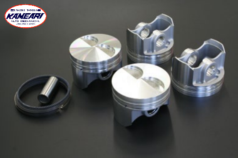 Kameari Forged Street Piston Kit for Nissan L18 Bored to 2.0L