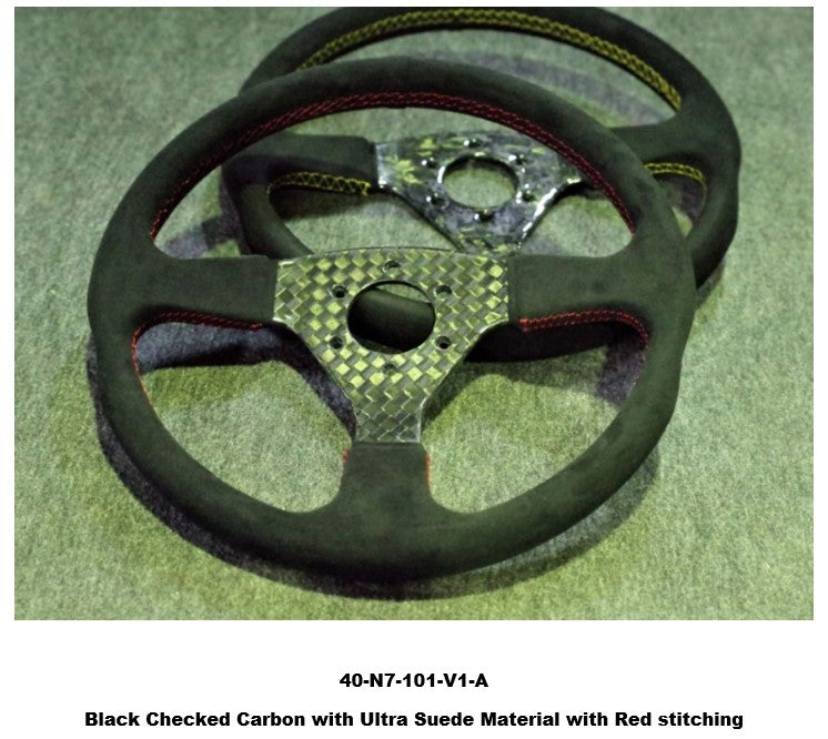 
                      
                        Number 7 Dry Carbon Fiber Steering Wheel V1 (Checkered Pattern)
                      
                    