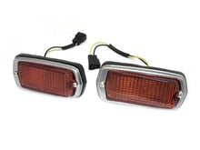  Front Side Marker Lamp Assembly Set with Amber Lens for Datsun 240Z 260Z 280Z 510