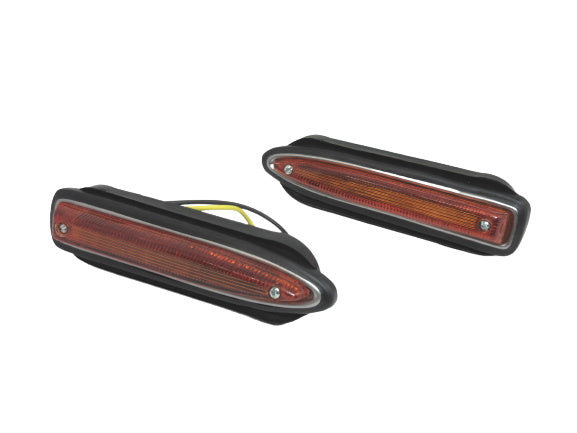 Front Side Marker Light set for Datsun 510 520 521 Truck With Amber Lens