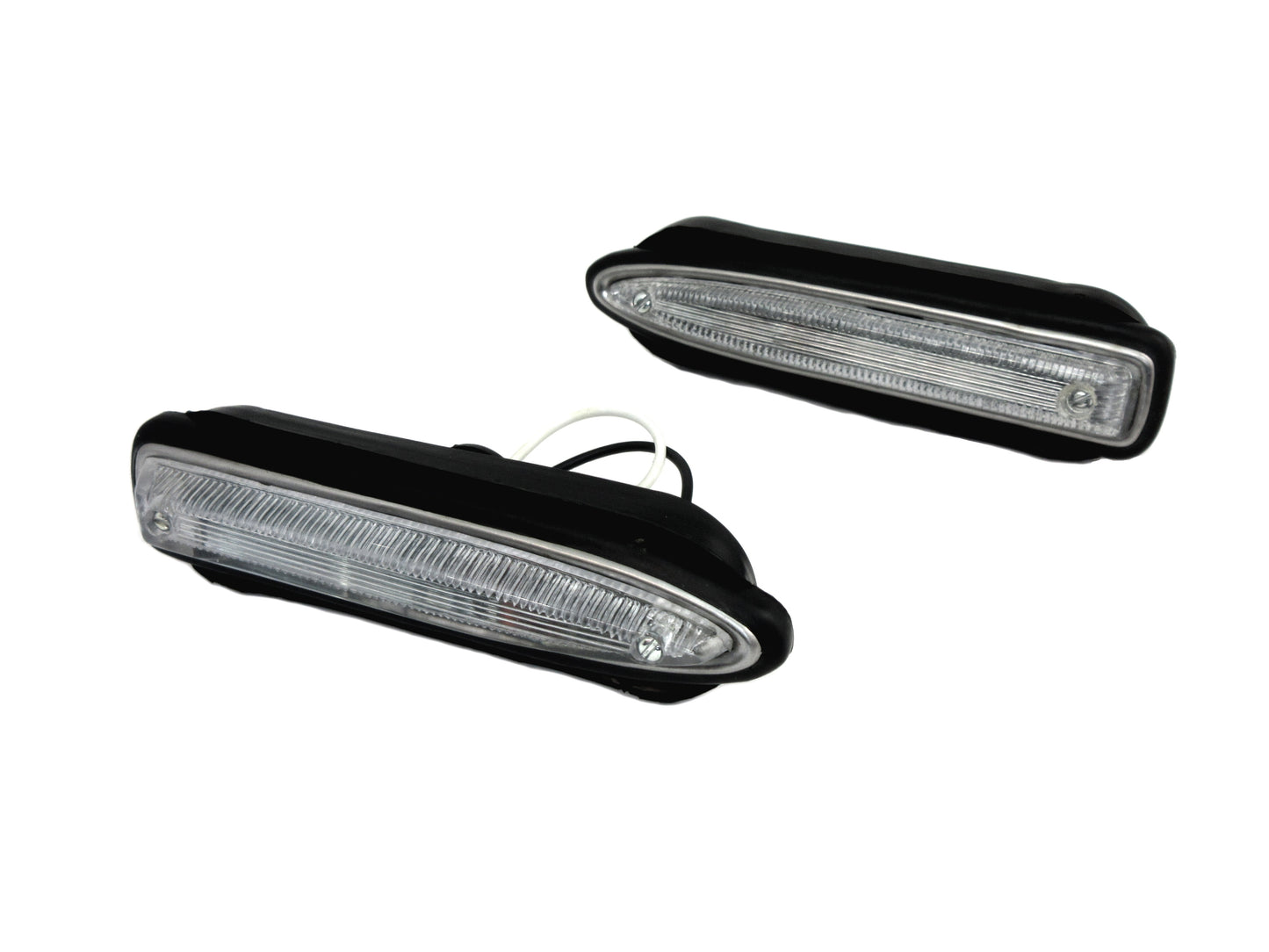 Front Side Marker Light set for Datsun 510 520 521 Truck With Clear Lens