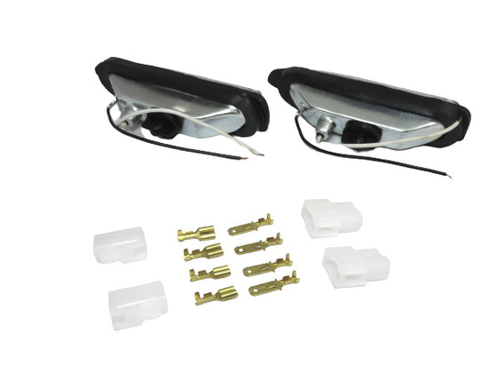 Front Side Marker Light set for Datsun 510 520 521 Truck With Clear Lens