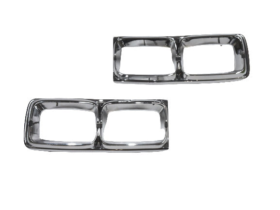 Tail Lamp Bezel Set for Nissan Skyline Hakosuka 1971-72 2D HT