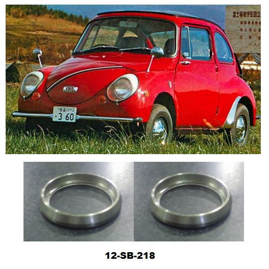 Front Side Marker Bezel Set for Subaru 360 Young SS