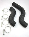 Radiator braided hose set with clamps for Prince S54A / S54B