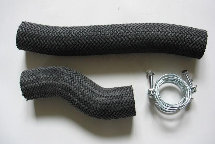 Braided radiator hose set with clamps for Prince PA30 G7 Engine