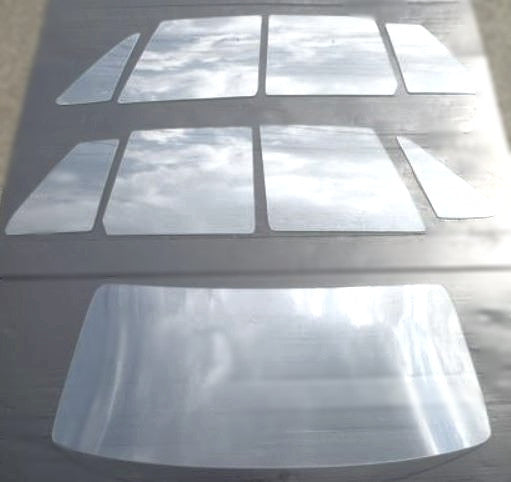 Complete Windshield & Window Glass Set for Skyline Hakosuka 4D Sedan  (NO INT'L SHIPPING)