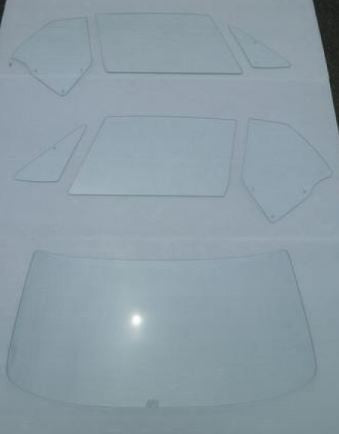 Complete Windshield & Window Glass Set for Skyline Hakosuka 2D HT (NO INT'L SHIPPING)