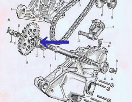 Differential Chain Case Bearing for Honda S Series