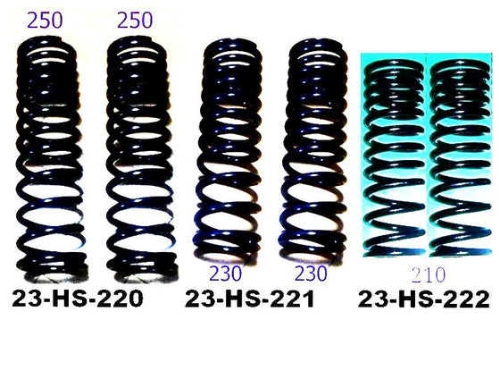 Performance suspension coil spring set for Honda S800 Rigid type