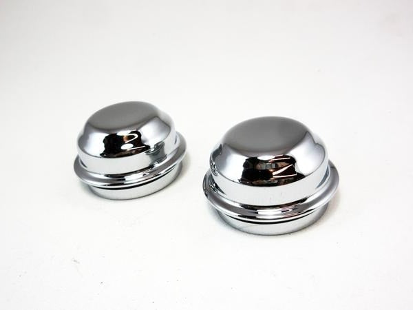 Chrome Front Hub Center Cap Set for Skyline Hakosuka / Kenmeri / Laurel / R30 / R31