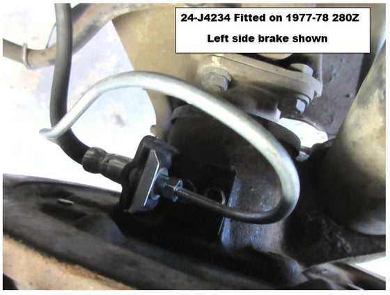Steel Rear Brake Inlet Pipe Set for Datsun 240Z / 260Z / 280Z 1973-'76 (Also fits 1977-78*)