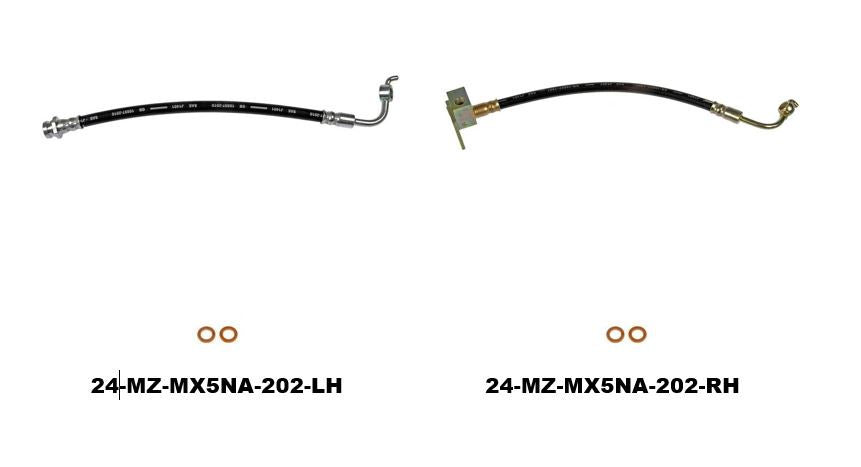 Rear Brake Hose Mazda MX5 Miata 1990-1997