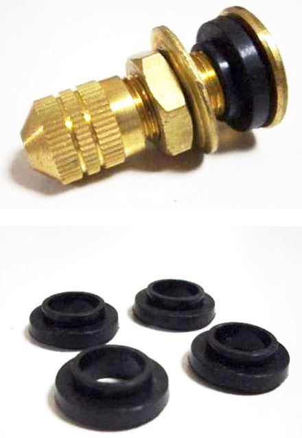 Watanabe Tire Air Valve Seal Set for Vintage Japanese Cars  (Back Order NO ETD)