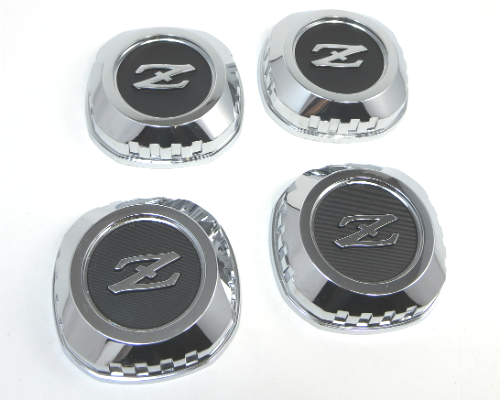 Center cap set for Datsun 280Z 1977-78, NOS