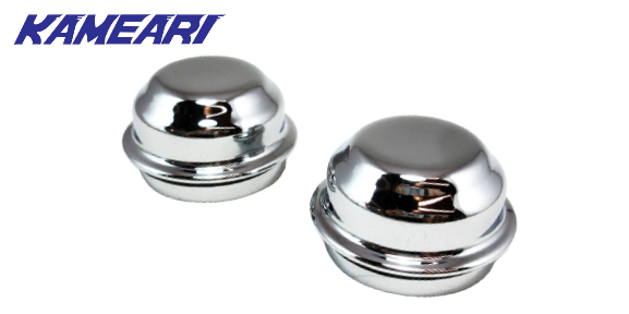 Chrome Front Hub Center Cap Set for Skyline Hakosuka / Kenmeri / Laurel / R30 / R31