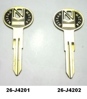 Original Finish Blank Key for Datsun 240Z / 260Z / 280Z