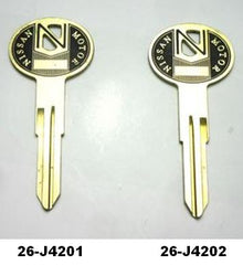  Original Finish Blank Key for Datsun 240Z / 260Z / 280Z
