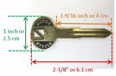 Original style key RH CUT for Datsun 240Z 260Z 280Z Now back in Stock!!!