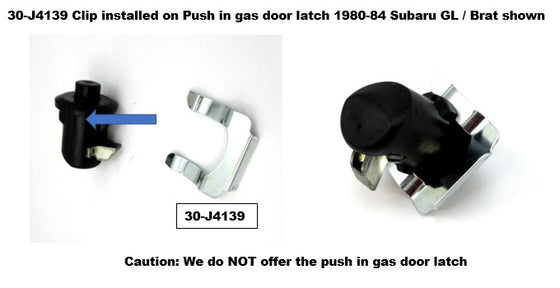 Clip for Gas Door Push Button for 1980-84 Subaru GL / Brat NOS