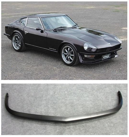 European Front Bumper, Black for 1969-'72 Datsun 240Z (NO INT'L SHIPPING)