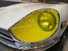Replacement Lens Set for Genuine Nissan Headlight Cover Frame Transparent Yellow Type for Datsun 240Z / 260Z / 280Z