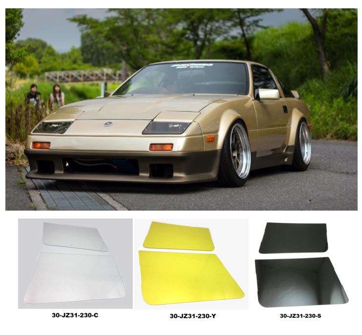 Headlight Cover Set for Datsun 300ZX Z31 1984-1986