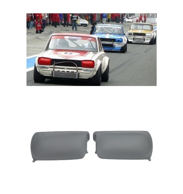 Nissan Skyline Hakosuka racing headlight cover set