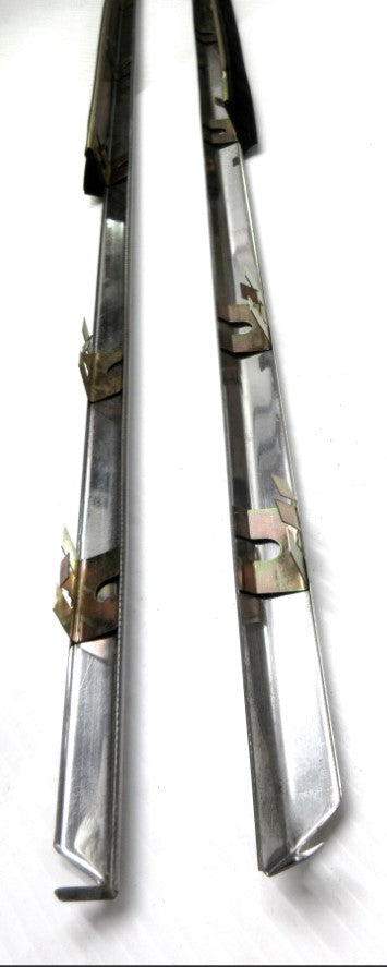 Front Door Chrome Molding Assembly Set for Skyline Hakosuka 2D HT