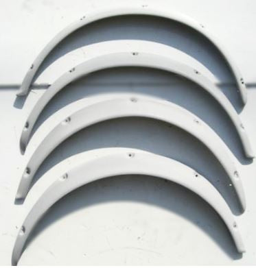 Slightly larger than OEM type fender flare set for Corolla TE27 (NO INT'L SHIPPING)