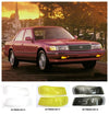 Headlight Cover Set for Toyota Cressida 1989-1993 US