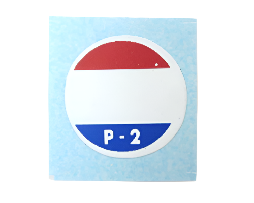 P-2 valve cover decal for Datsun 240Z Series 1