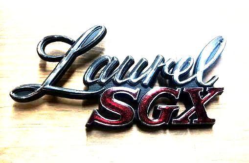 Nissan Laurel C130 1972-78 Trunk Laurel SGX Emblem