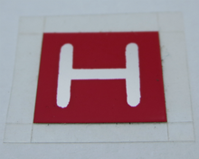  High-Octane "H" Distributor Decal for Fairlady Z432 / Skyline Hakosuka